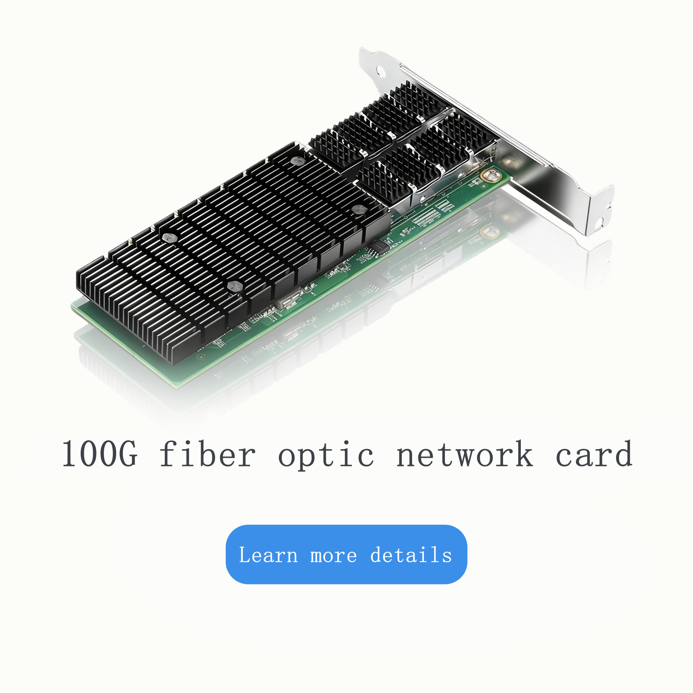 10-gigabit fiber optic network interface controller