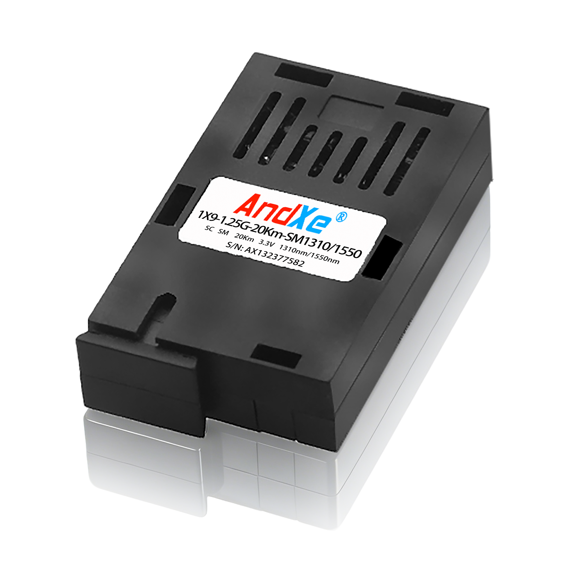 1X9-1.25G-20Km-SM1310/1550 SC Interface  Transmission Distance 20KM