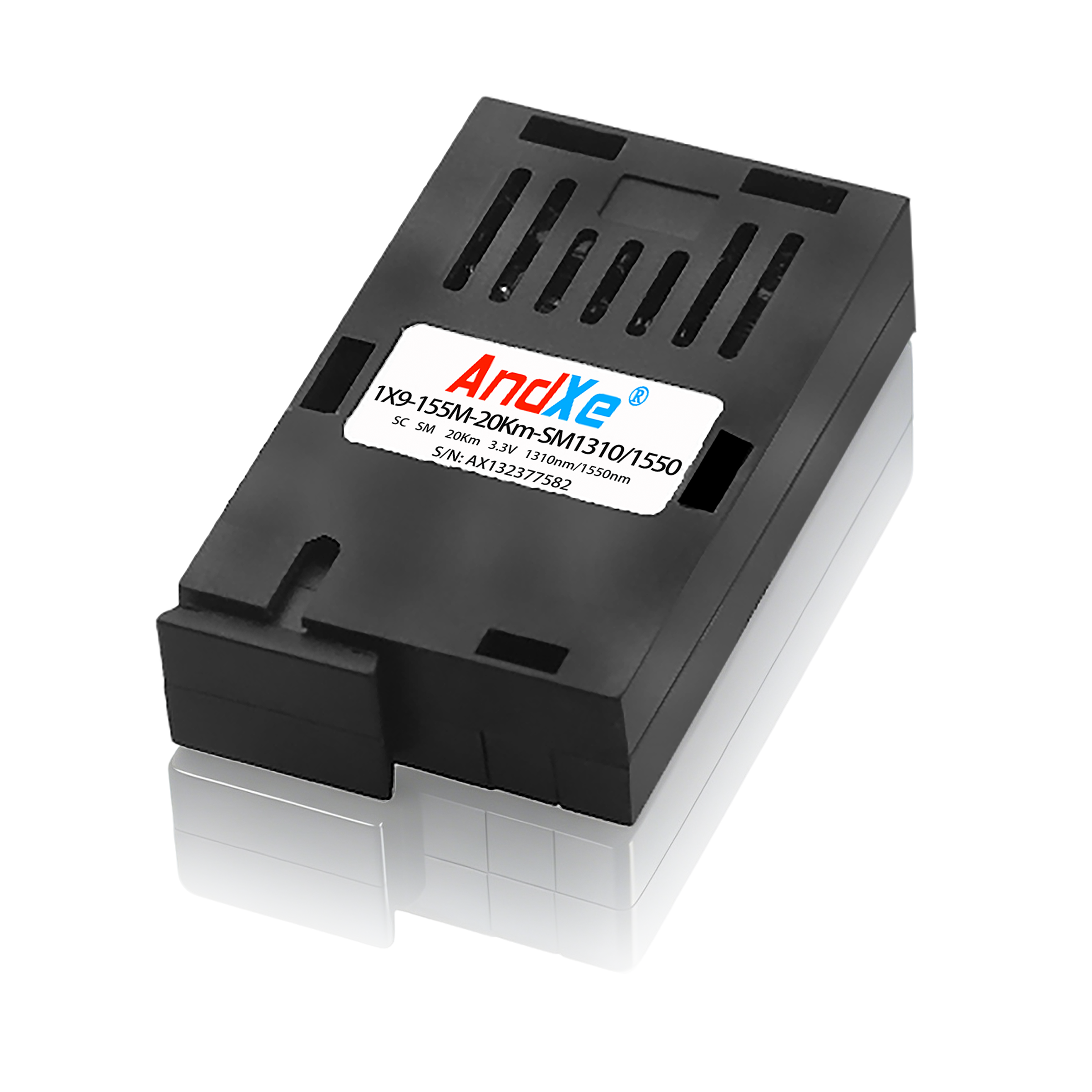 1X9-155M-20Km-SM1310/1550 SC Interface  transmission distance 20Km