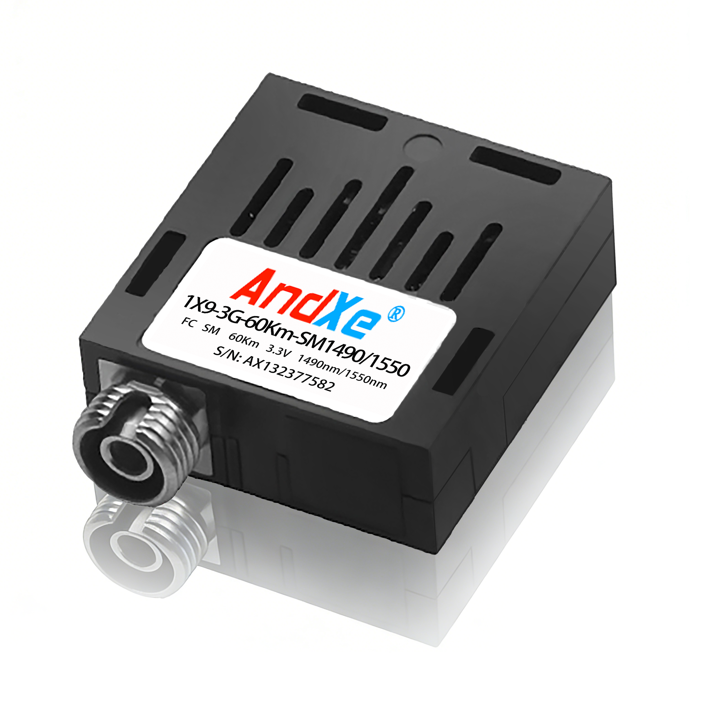 1X9-3G-60Km-SM1490/1550 FC interface  capable of transmitting over a distance of 60KM