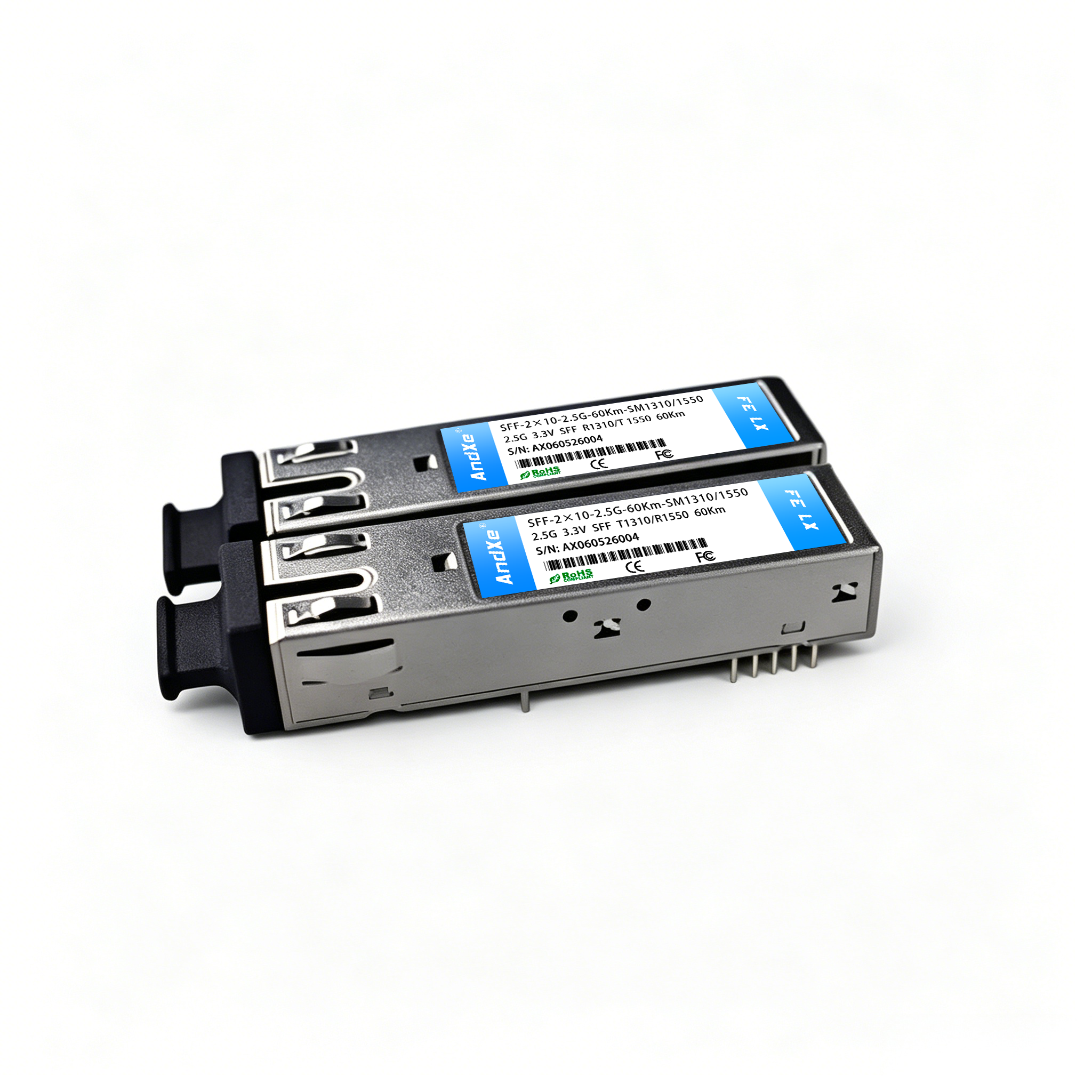 2×10 4.25G SFF optical module SFF-2×10-BIDI-1310/1550-4.25G-60KM transceiver module