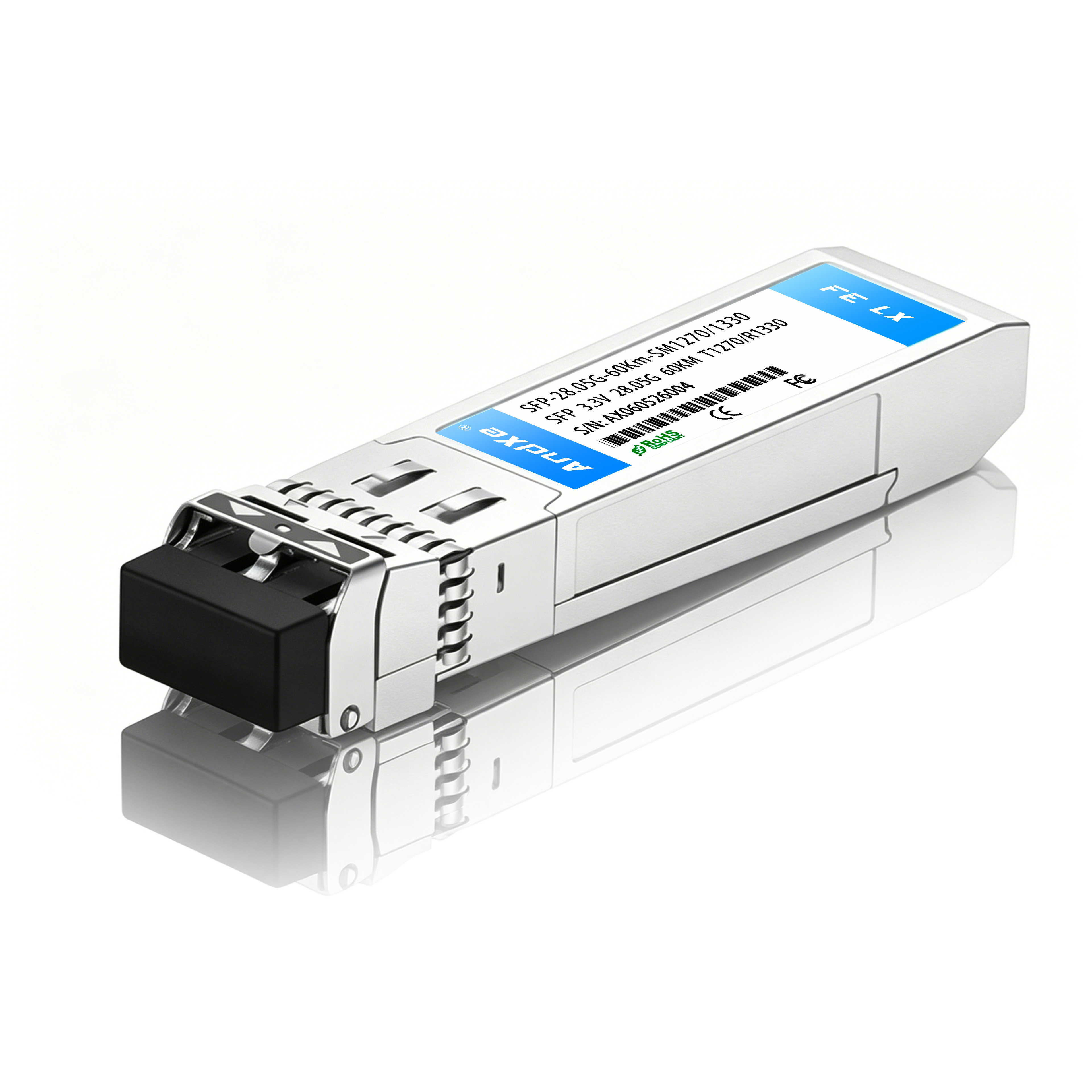 25GE/CPRI SFP28 Optical Module SFP28-10/25G-60Km-SM1270/1330