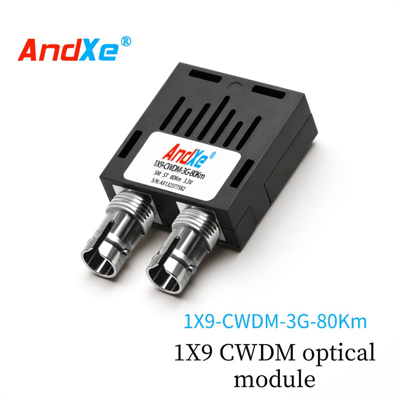 Gigabit 1×9 optical module, 1X9-CWDM-3G-80Km, with SC/FC/ST interfaces optional