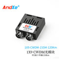 100M 1X9 optical module, 1X9-CWDM-155M-120Km, SC/FC/ST interfaces optional