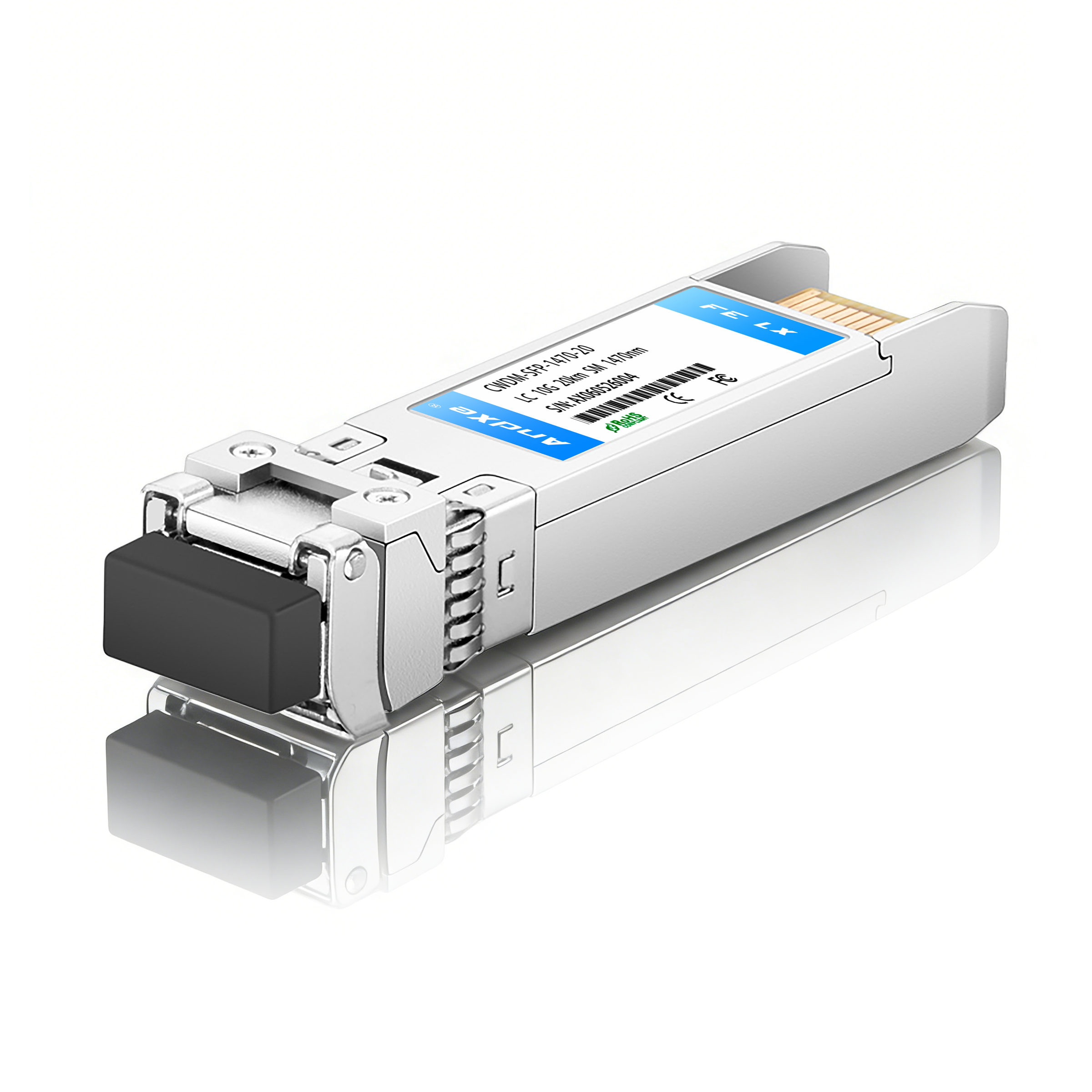 10G CWDM SFP+ 20KM LC Optical Module（1470-1570nm）