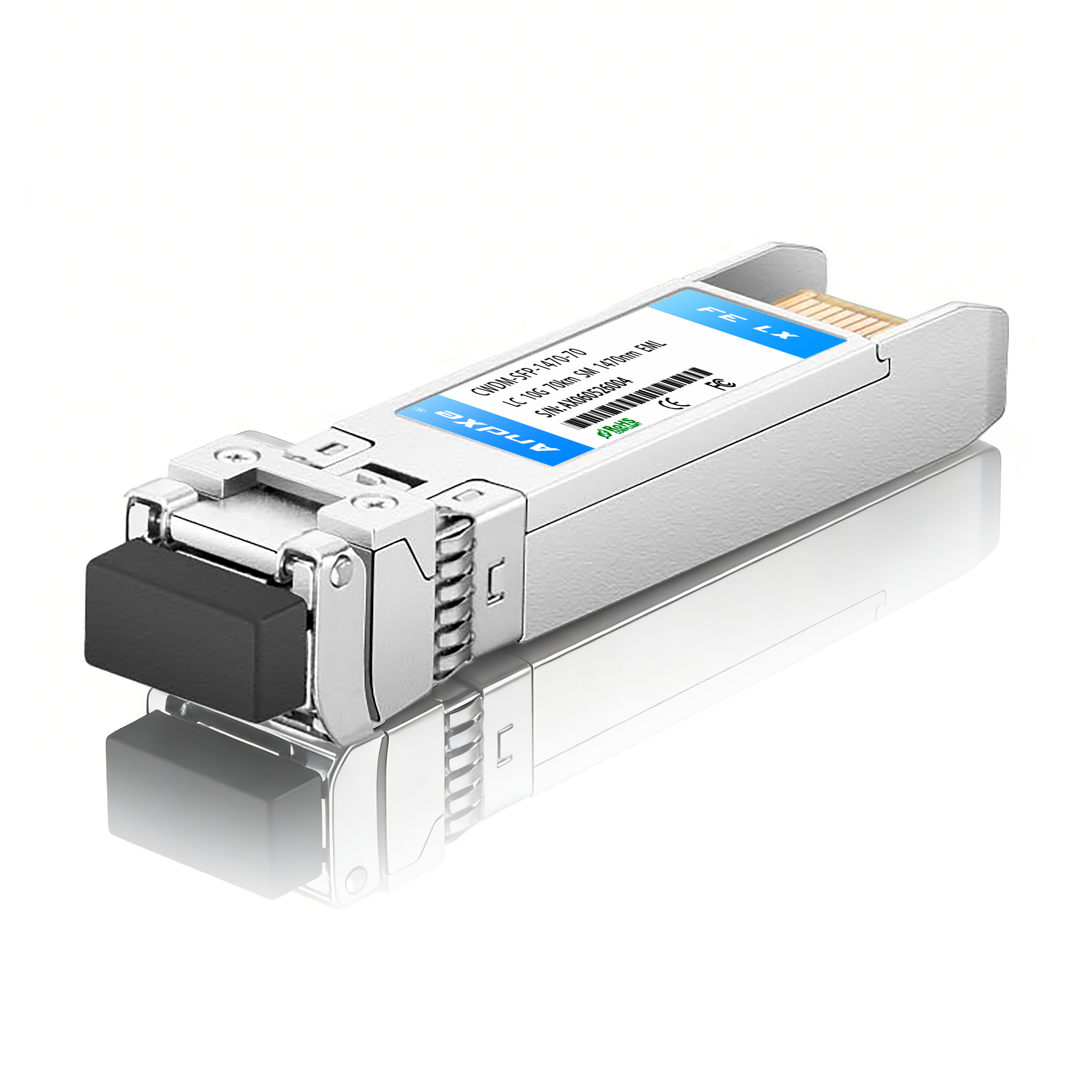 10G CWDM SFP+ 70KM EML LC Optical Module（1470-1610nm）