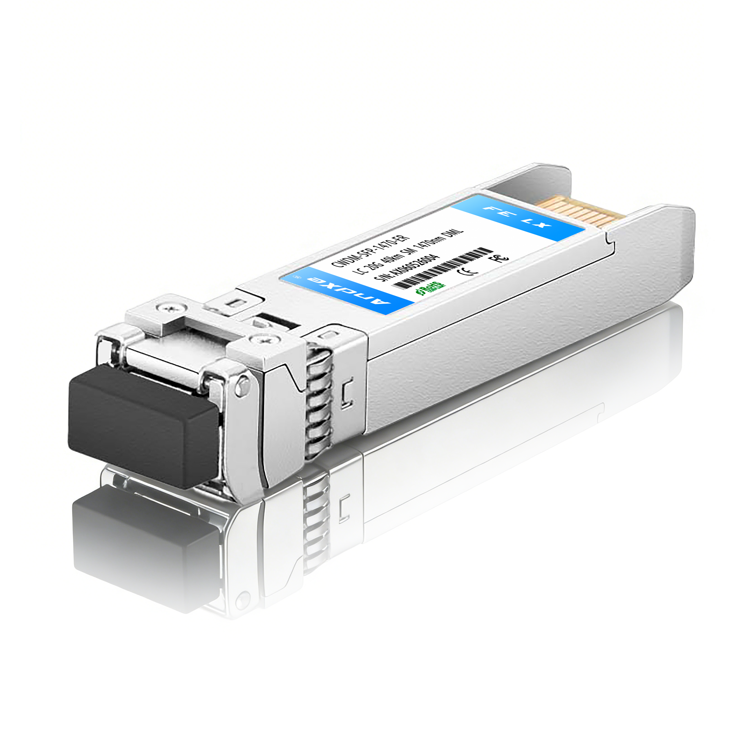 10G CWDM SFP+ 40KM DML LC Optical Module（1470-1610nm）