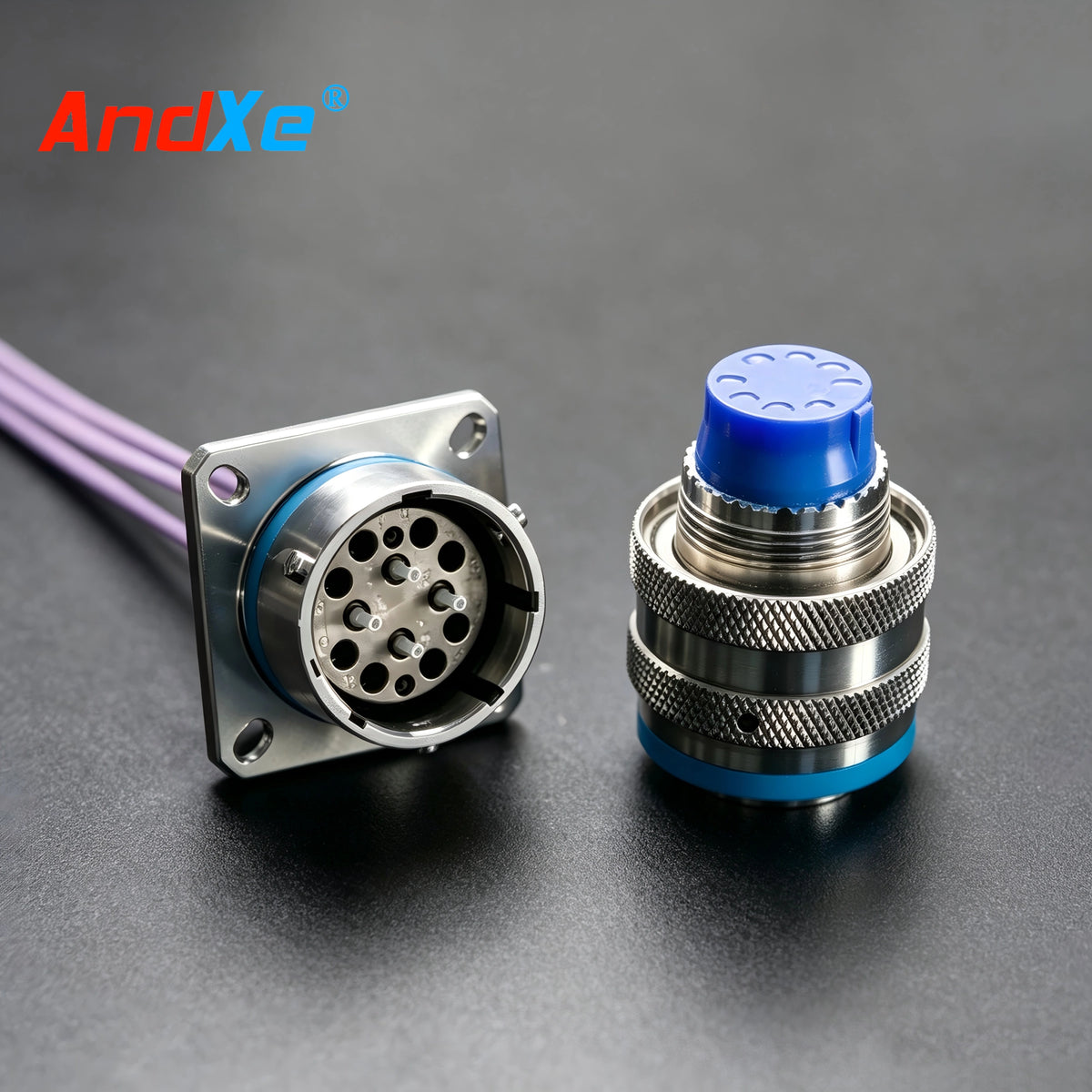J599E6 Series Fiber Optic Bundle Expander Connector