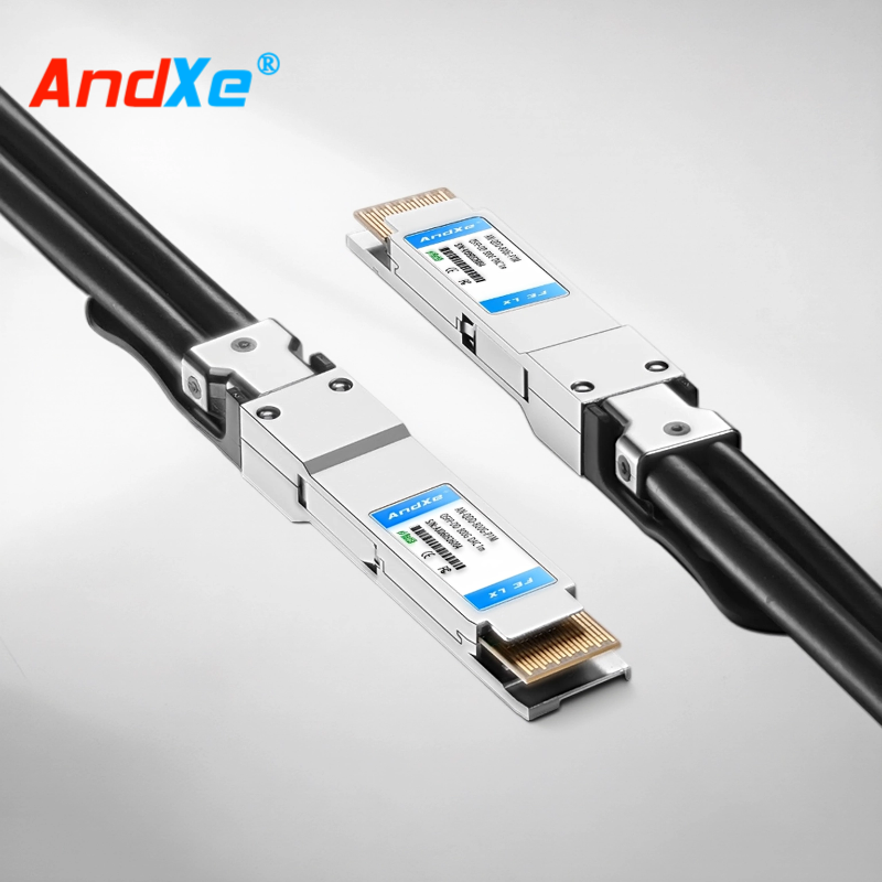 Compatible with 800G QSFP-DD to 800G QSFP-DD passive dual-axis direct-connect copper wire (DAC) cable