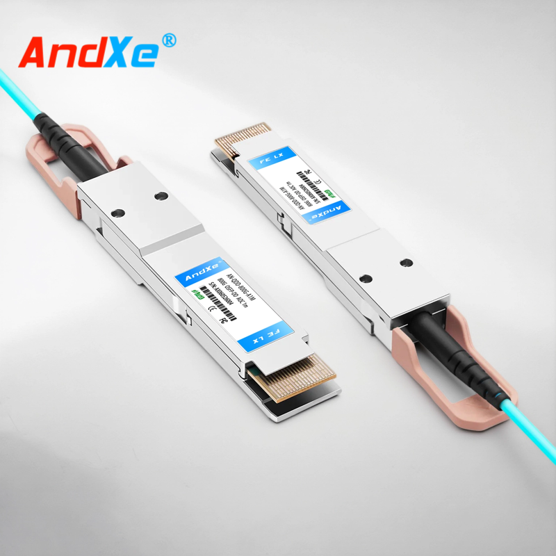 Universally compatible 800G QSFP-DD to QSFP-DD active optical cable (AOC)