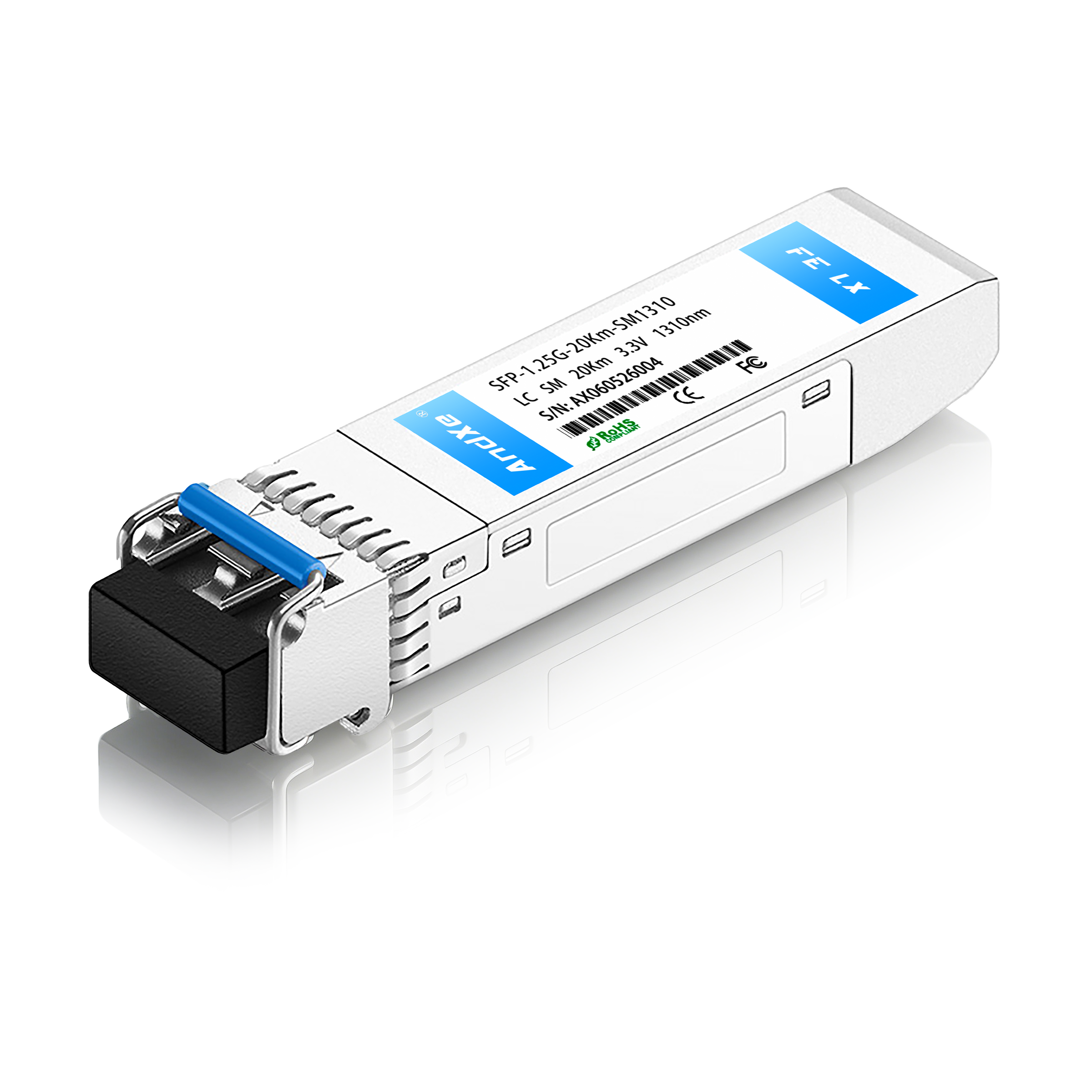 1.25G SFP 1310nm 20km LC optical module