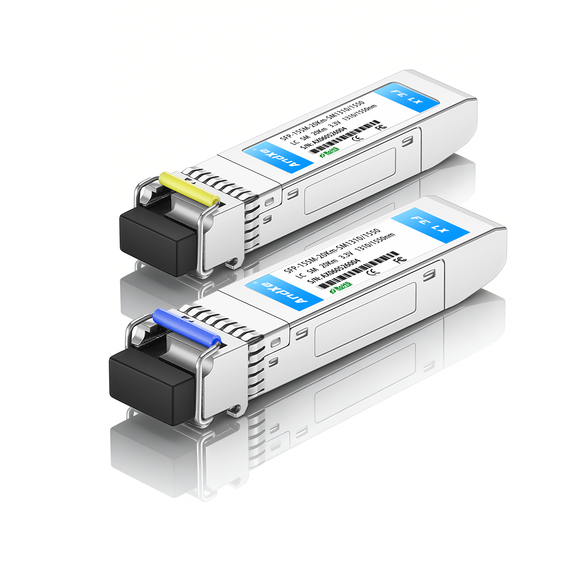 SFP-155M-20Km-SM1310/1550 LC interface transmission distance 20Km