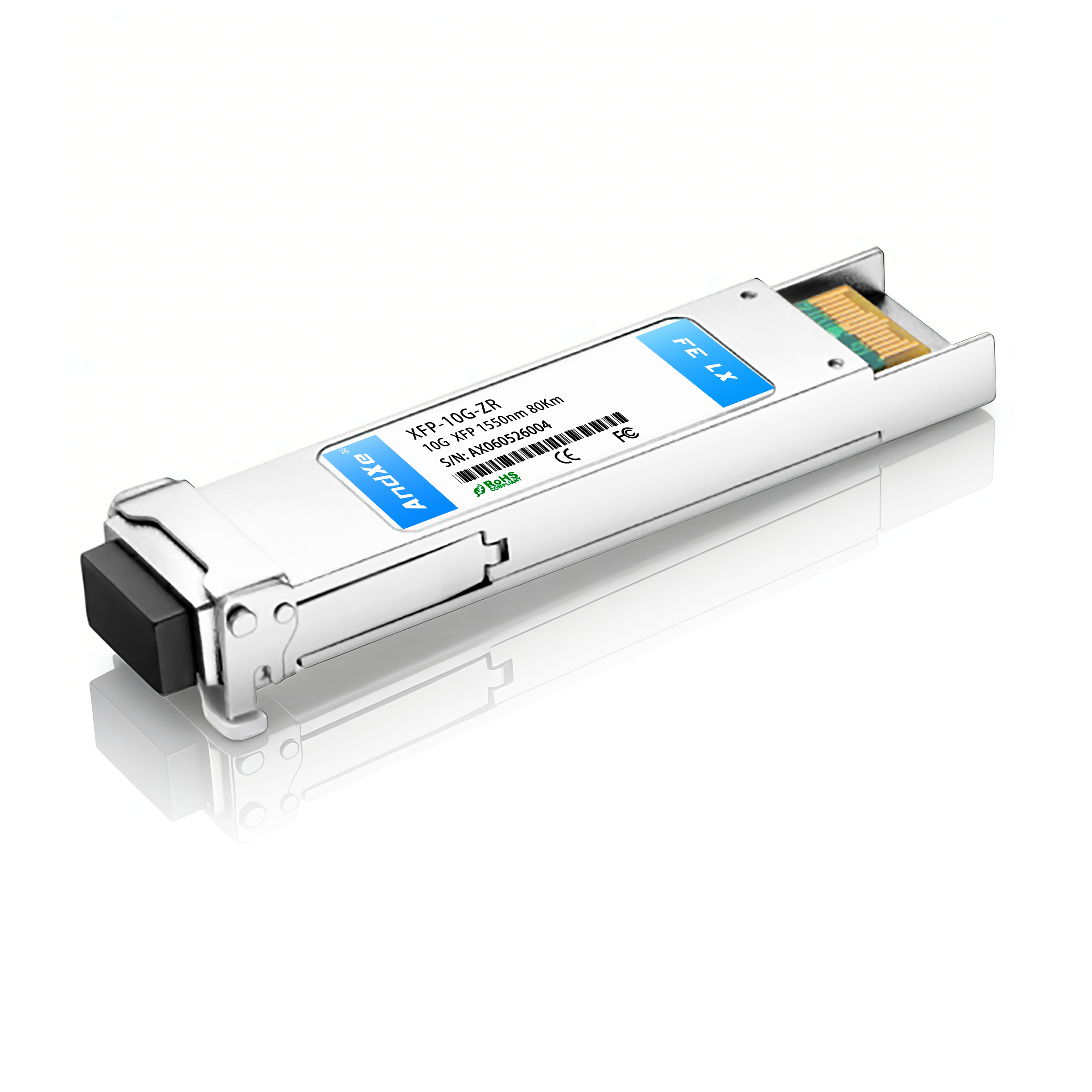 10G XFP 1550nm 80km LC 10G single-mode optical module