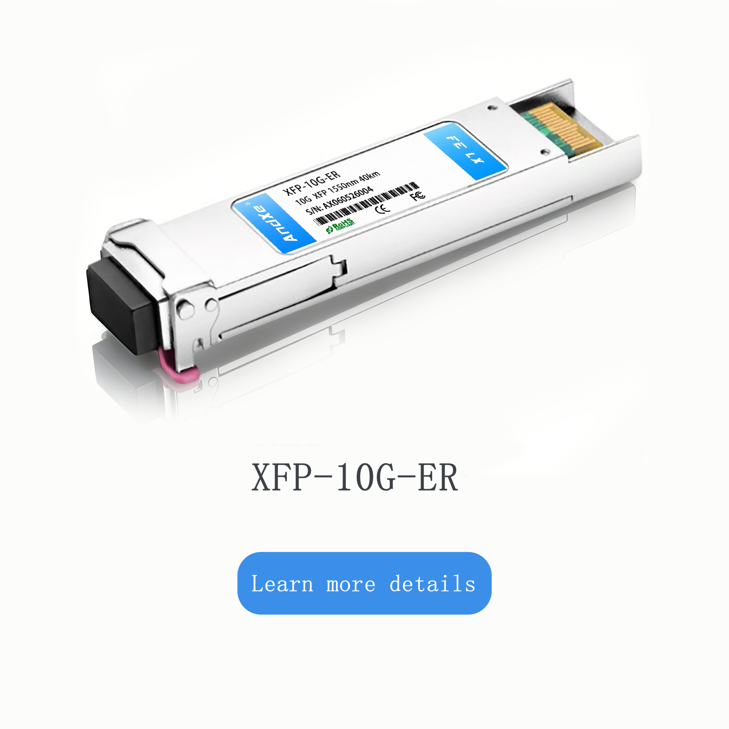 10G XFP 1550nm 40km LC 10G single-mode optical module